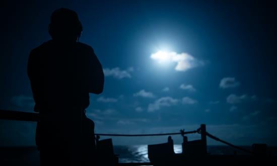 Sailor in moonlight 